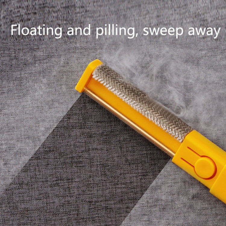 Portable Clothes Removing Brush And Electrostatic Scraper(Yellow)