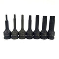 7 PCS / Set 3/8 Inch Pneumatic Pressure Batch Socket Set Tool, Specification: 7093 T Type