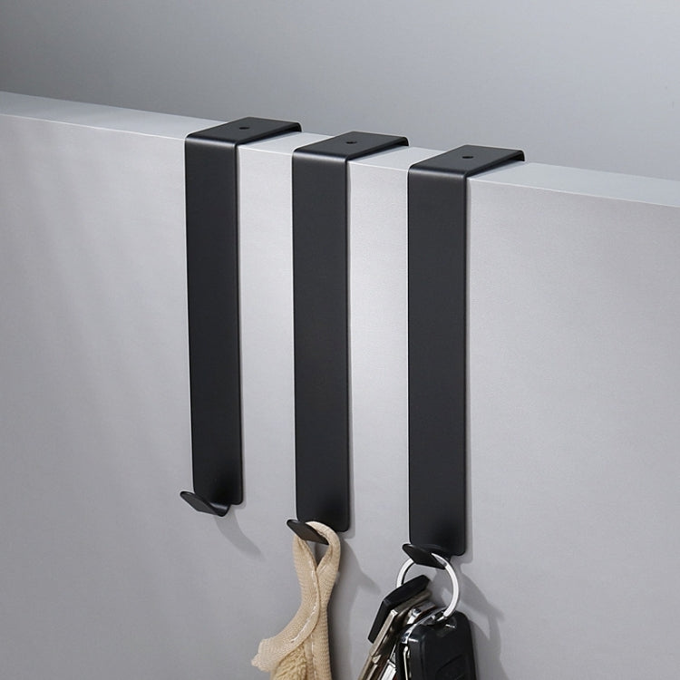 Stainless Steel Door Hook Cabinet Bedroom Door Hook, Style: Long Stainless Steel Color