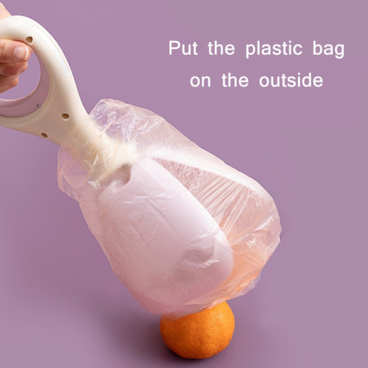 Portable Pet Toilet Picker with Garbage Bag(Purple)