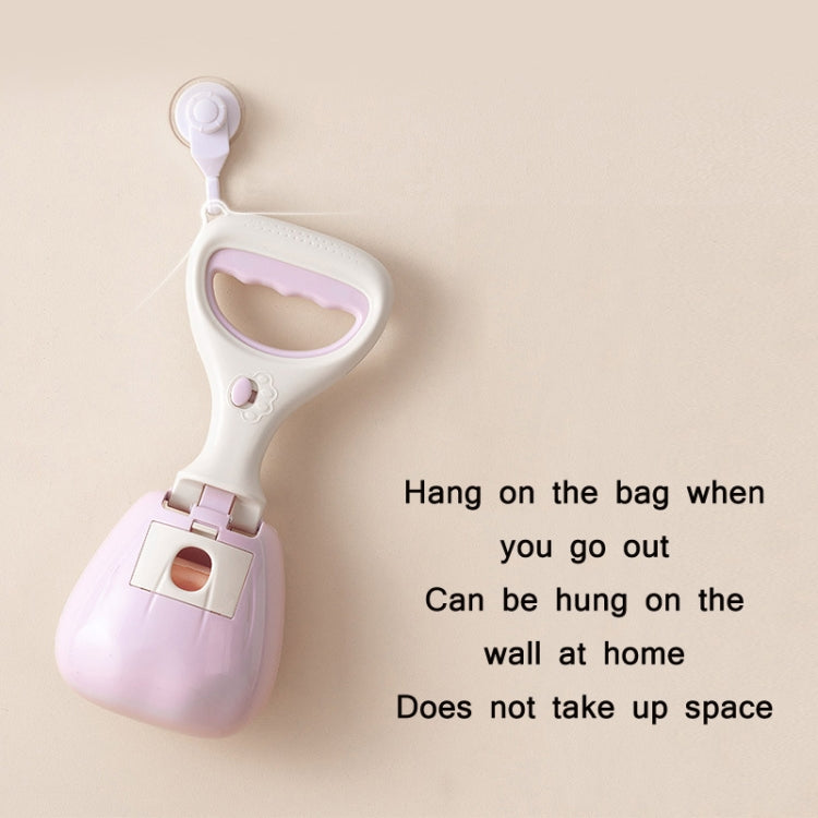 Portable Pet Toilet Picker with Garbage Bag(Blue)