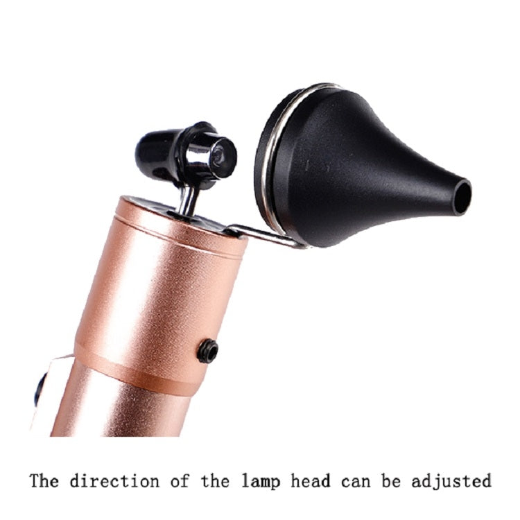 Ear Cleaning Hand Lamp USB Charging Otoscope(Silver)
