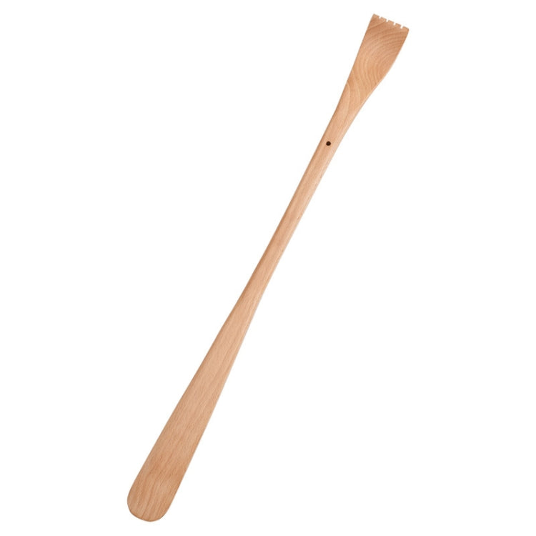 BQR01 Back Scratcher Long Handle Wooden Massage Scratcher, Style: Dual-use