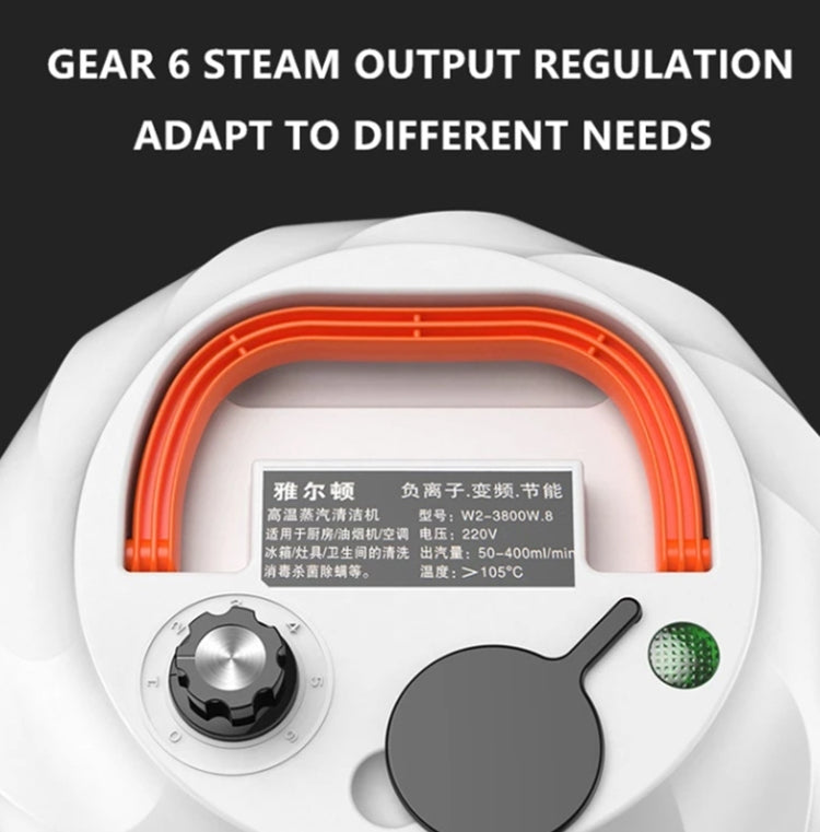 Steam Cleaner High Temperature Sterilization Cleaning Machine with 1L Water Tank 110V US Plug(White)