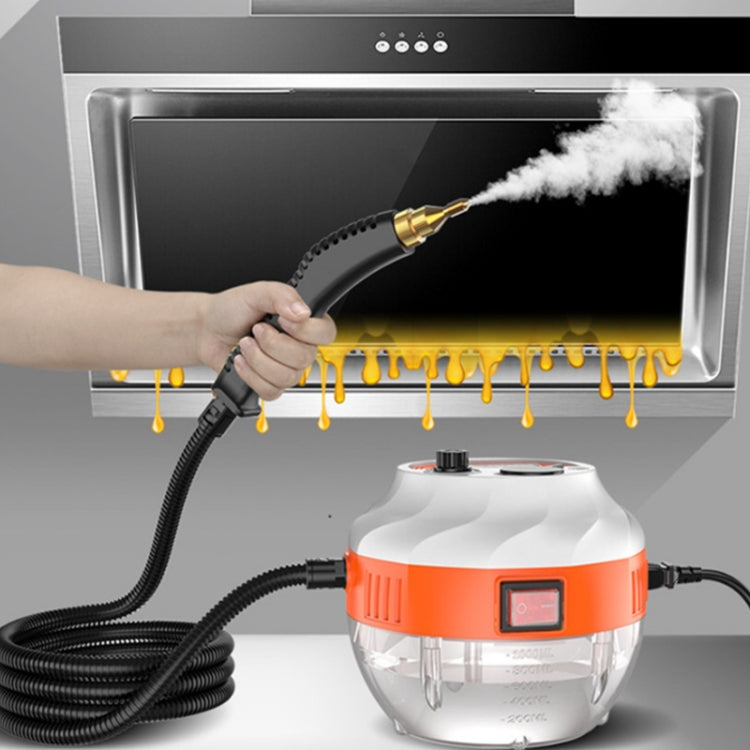 Steam Cleaner High Temperature Sterilization Cleaning Machine with 1L Water Tank 220V US Plug(White)