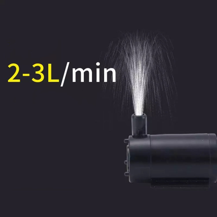 Quiet Mini Horizontal Vertical Submersible Pump, Style: Black Horizontal