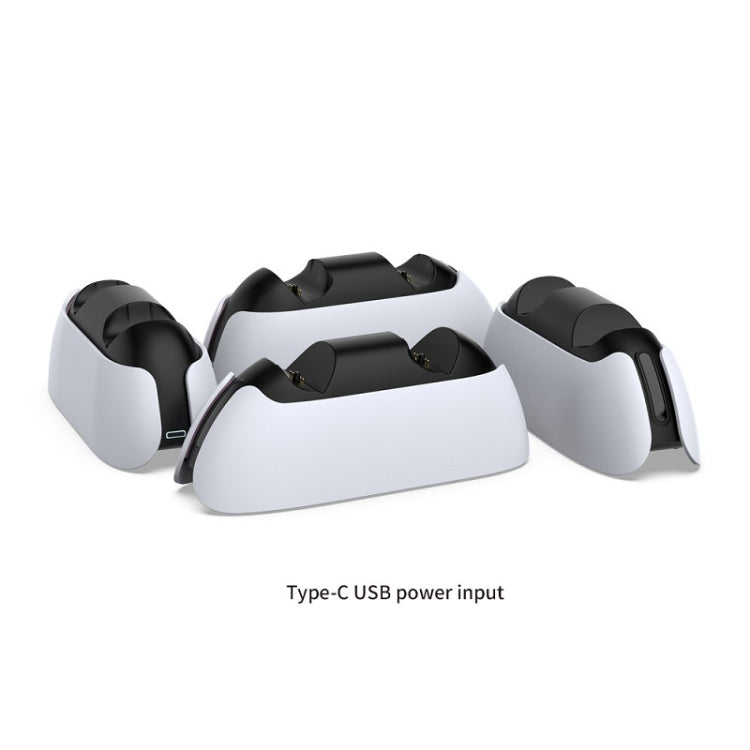DOBE TP5-05103 Contact-Type Gamepad Charging Base With Indicator Light For PS5(White)