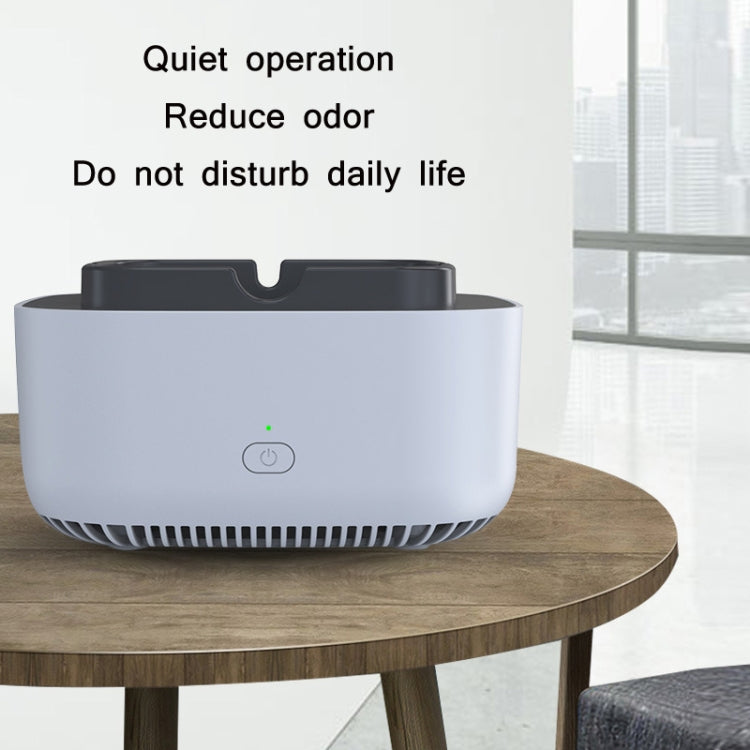 Electronic Ashtray Household Air Purifier(Sky Blue)