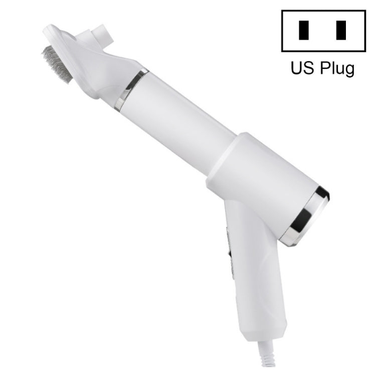 Pet Electric Comb Cat And Dog Brushing Cleaning Hair Dryer, Specification: US Plug(3 Generation 866 White)