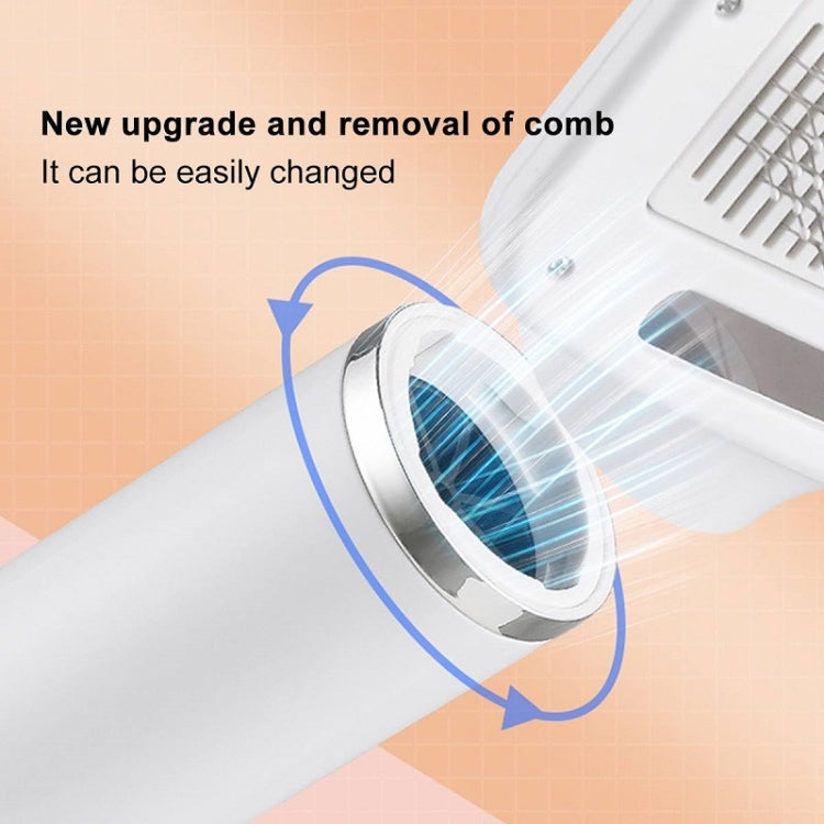 Pet Electric Comb Cat And Dog Brushing Cleaning Hair Dryer, Specification: US Plug(3 Generation 866 White)