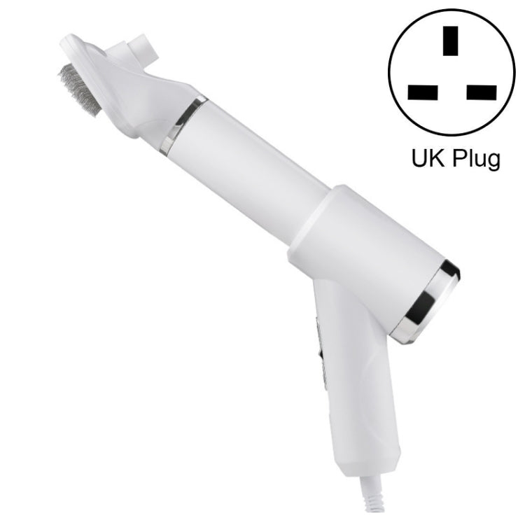 Pet Electric Comb Cat And Dog Brushing Cleaning Hair Dryer, Specification: UK Plug(3 Generation 866 White)