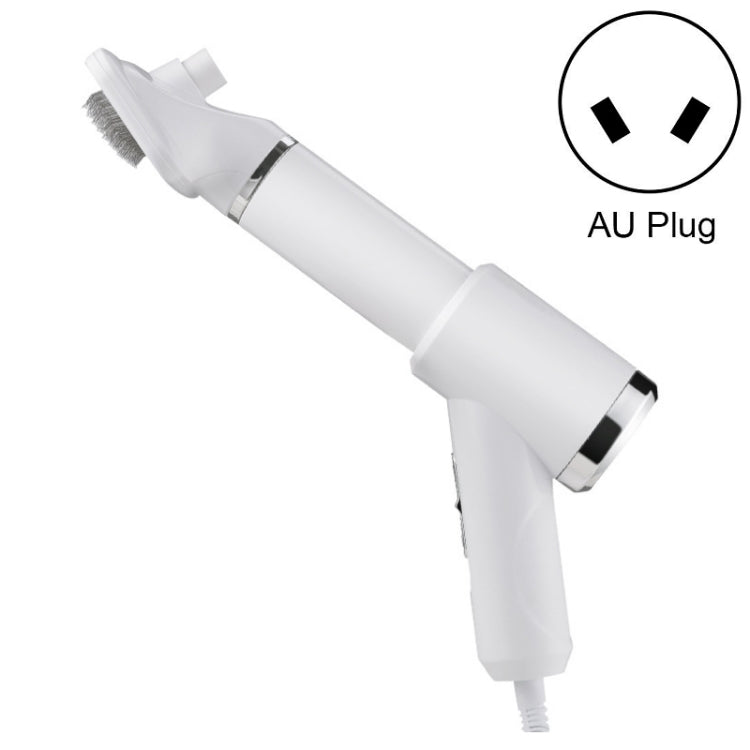 Pet Electric Comb Cat And Dog Brushing Cleaning Hair Dryer, Specification: AU Plug(3 Generation 866 White)