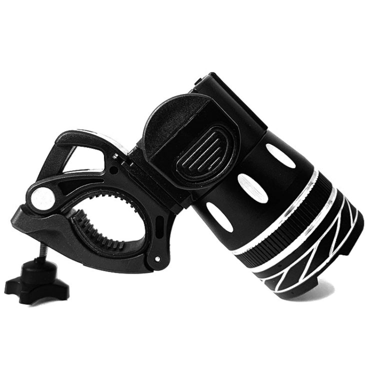 7602 LED USB Charging Telescopic Zoom Bicycle Front Light, Specification: Headlight + 918 Taillight