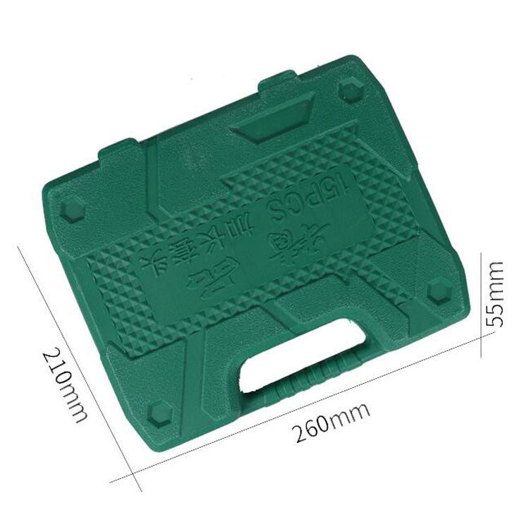 Inside And Outside Hexagon Wrench Auto Repair Wind Cannon Sleeve, Specification: 15 In 1 Extension Sleeve
