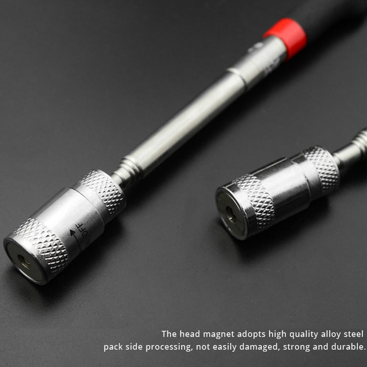 LED Strong Iron Rod Car Metal Fetcher Absorbed Iron Tool(Black)