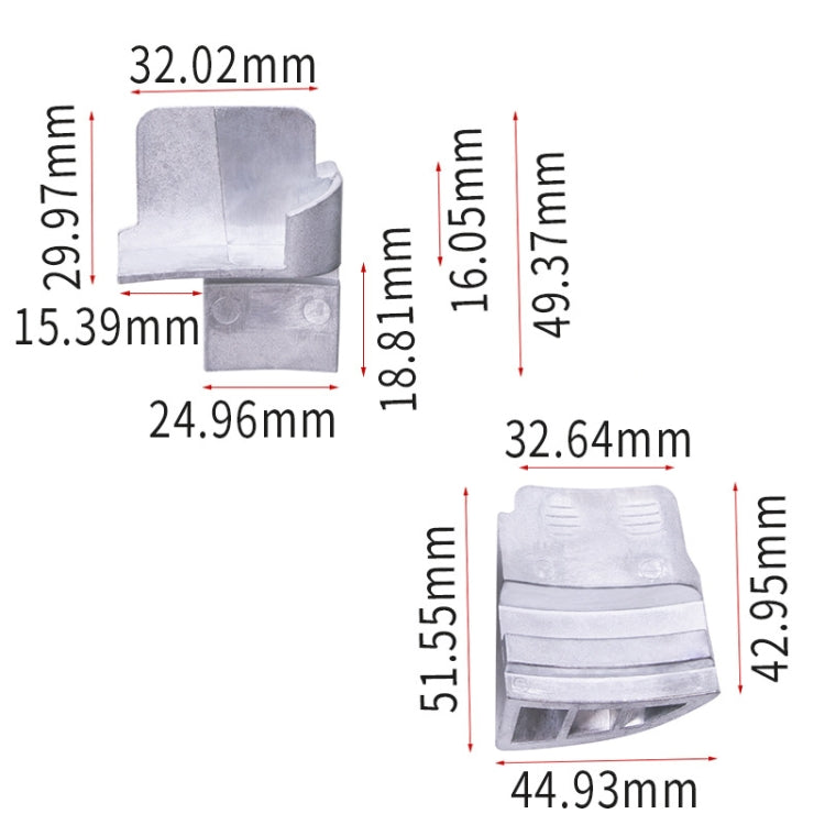 Car Petal Belt Auxiliary Installation Removal Tool(Metal)
