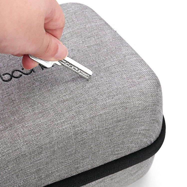 Baona EVA Hard Shell Gamepad Storage Bag For PS5 / PS4 / Xbox / Switch Pro, Style: Single-layer Gray
