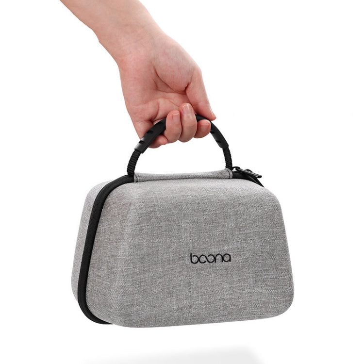 Baona EVA Hard Shell Gamepad Storage Bag For PS5 / PS4 / Xbox / Switch Pro, Style: Double-layer Gray