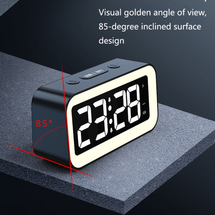 LED Electronic Alarm Clock Night Light(Yellow)