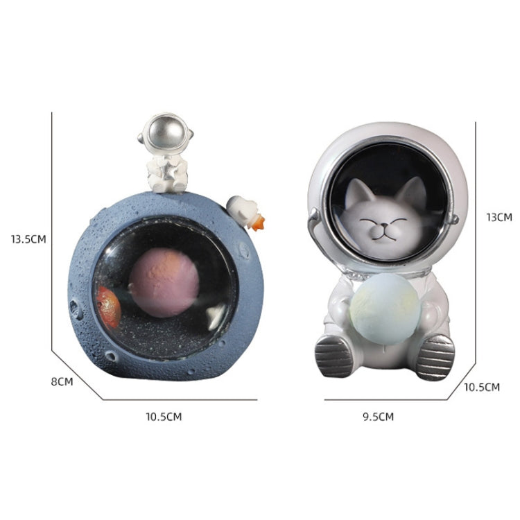 W1153 Resin Planet Night Light Home Decorations, Style: Bear Astronaut