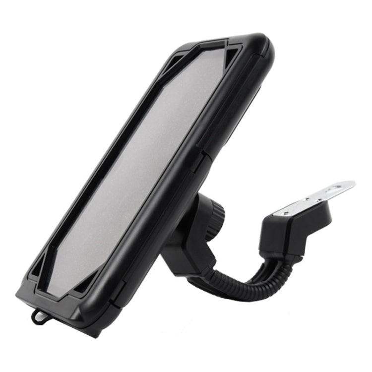 Motorcycle Bicycle Waterproof Mobile Phone Holder, Style: Rearview Mirror (7 inch)