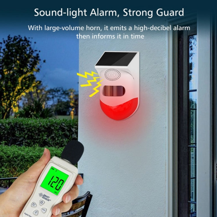 Outdoor IP67 Waterproof Solar Infrared Alarm, Spec: Independent
