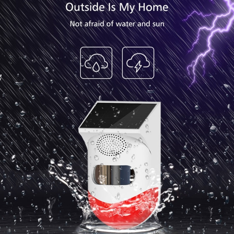 Outdoor IP67 Waterproof Solar Infrared Alarm, Spec: Recording