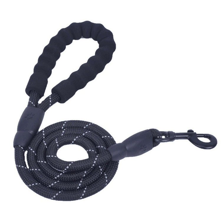 Pet Supplies Reflective Dog Pull Rope, Size: Long 200cm Thick 1.2cm(Black)