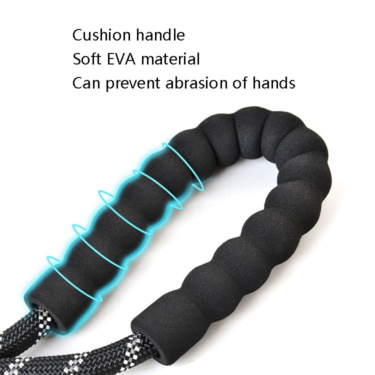 Pet Supplies Reflective Dog Pull Rope, Size: Long 200cm Thick 1.2cm(Sky Blue)
