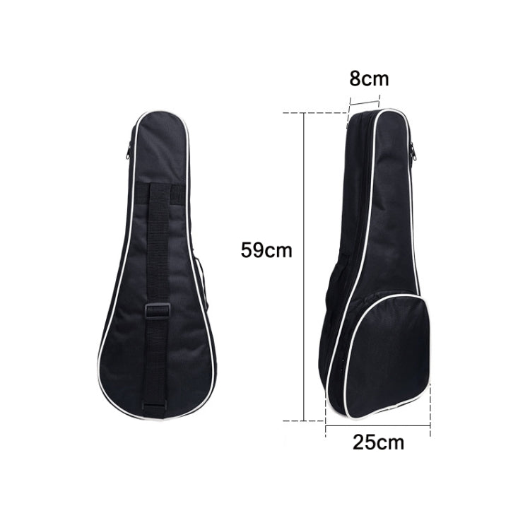 Cotton Padded Oxford Cloth Backpack, Spec: For 23 inch Ukulele