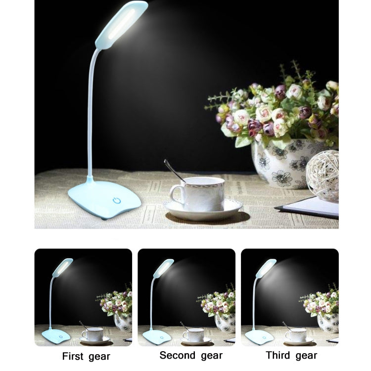 Eye Protection Bedroom Bedside LED Table Lamp(Pink)