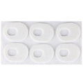 Felt Chicken Eye Stick Foot Pain and Anti-wear Patch(Oval)