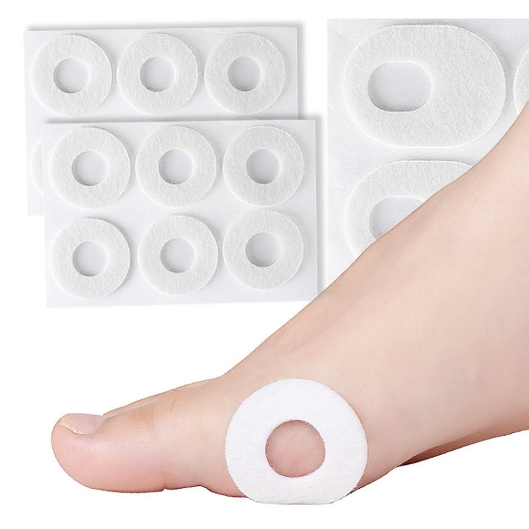 Felt Chicken Eye Stick Foot Pain and Anti-wear Patch(Oval)