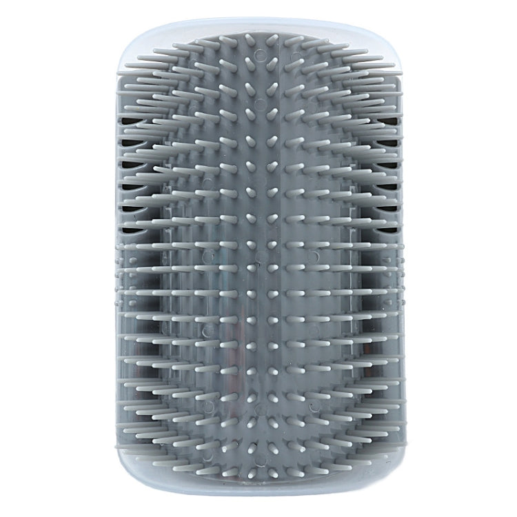 Pet Cat Corner Rub Hair Massage Brush(Grey)