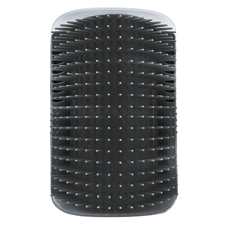 Pet Cat Corner Rub Hair Massage Brush(Black)
