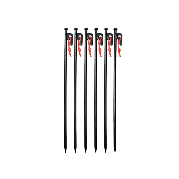 6 PCS 40cm Outdoor Camping Windproof Fixed Canopy Ground Nails