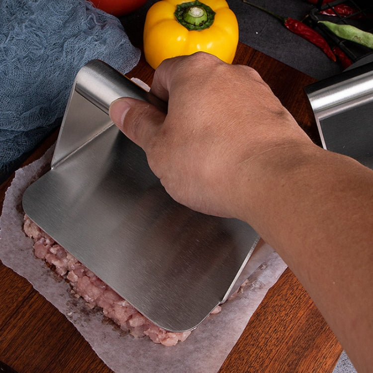 304 Stainless Steel Hamburger Manual Meat Press, Specification: Circular