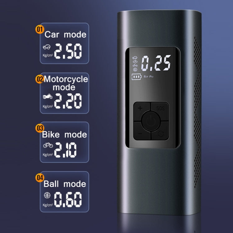 F7102 Smart Car Tire Electric Air Pump, Specification: USB Charging Version