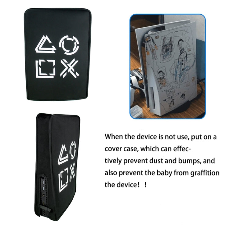 Host Dust Cover Protective Sleeve For PS5(Black)