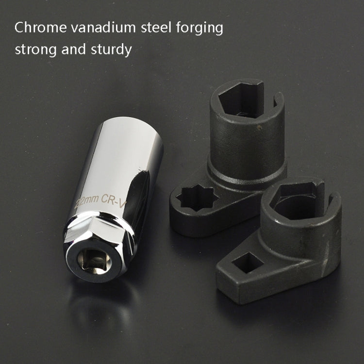 3 In 1 Manganese Steel Chrome-Plated Small Mouth Oxygen-Containing Sensor Disassemble Sleeve