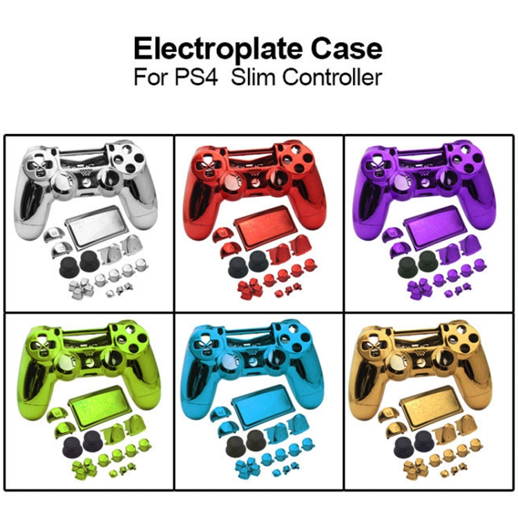 Electroplated Protective Case For PS4 Slim(Gold)