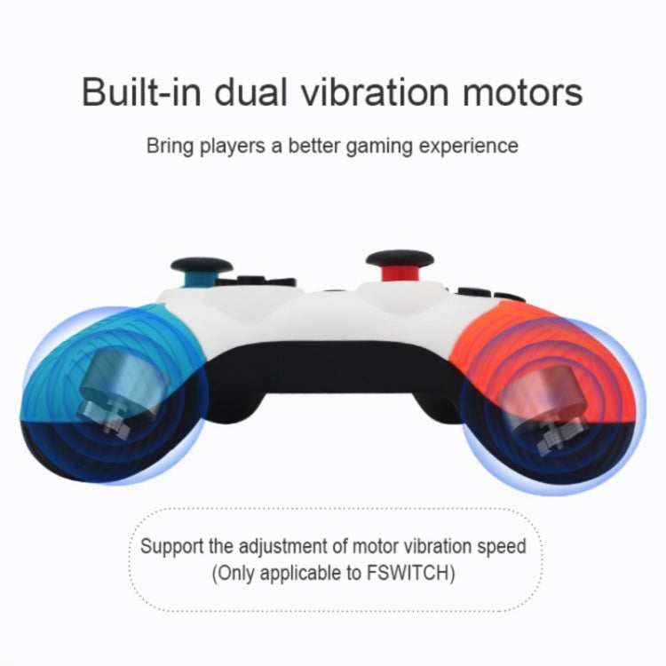 SW510 Wireless Bluetooth Controller With Vibration For Switch Pro(Black and White)
