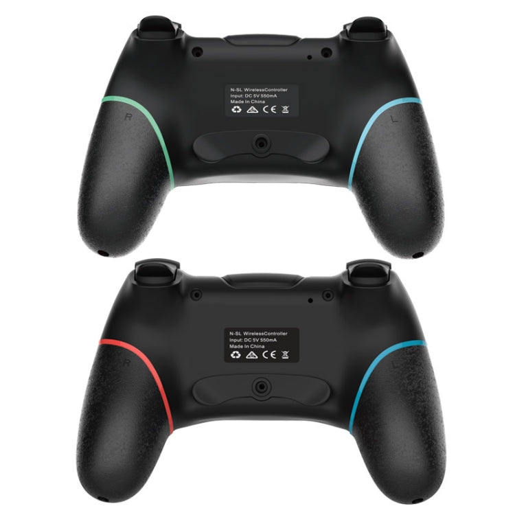 Wireless Bluetooth Gamepad With Macro Programming For Switch Pro, Product color: Left Blue Right Green