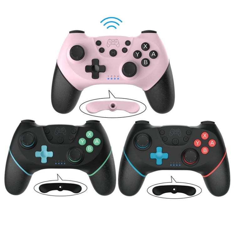 Wireless Bluetooth Gamepad With Macro Programming For Switch Pro, Product color: Left Blue Right Green