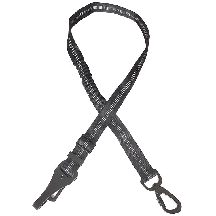 Medium Large Dog Pet Safety Rope Pet Car Seat Belt(Black)