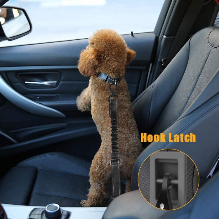 Medium Large Dog Pet Safety Rope Pet Car Seat Belt(Red)