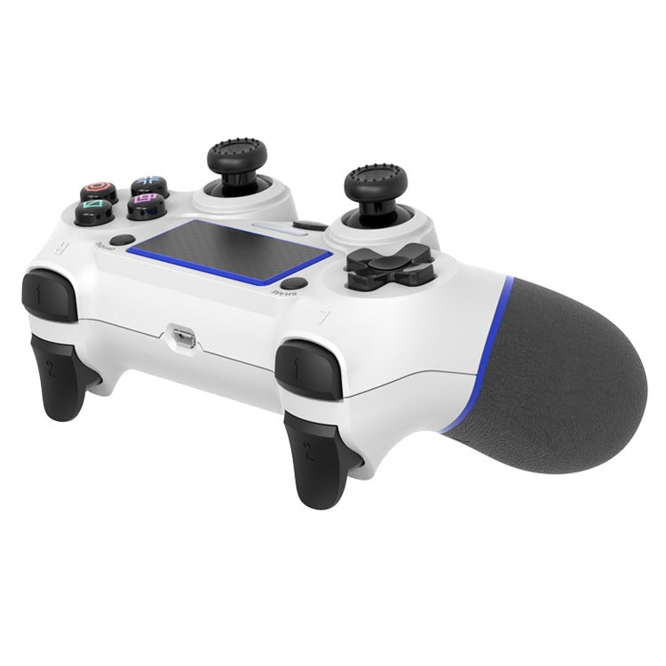 Wireless Bluetooth Rubberized Gamepad For PS4(White Green)