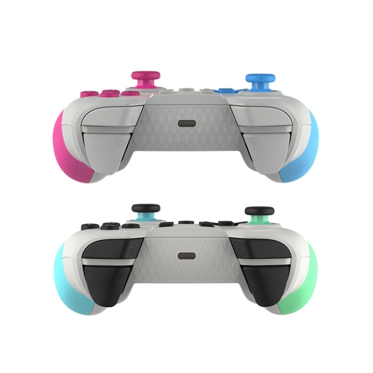T23 Macro Programming Six-Axis Wireless Bluetooth Handle With NFC For Switch Pro(Green)