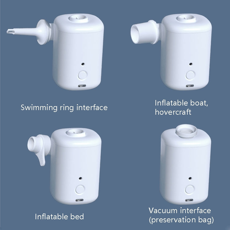 AP220 Outdoor Two-Purpose Portable Suction & Inflatable Pump(White)