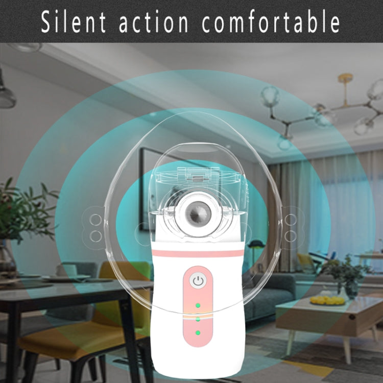 N5S Portable Handheld Micro-Network Atomizer(Pink + Pink)